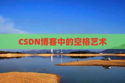 CSDN博客中的空格艺术